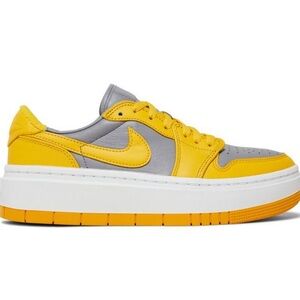Nike Yellow and Gray Sneakers